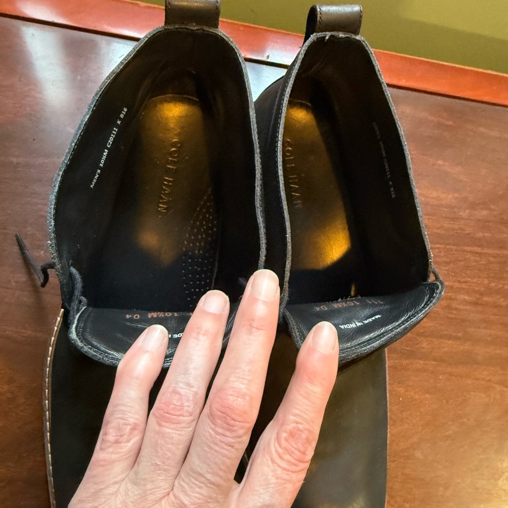 Men’s Cole Haan black Chukka boots size 10 1/2 - Picture 2 of 5